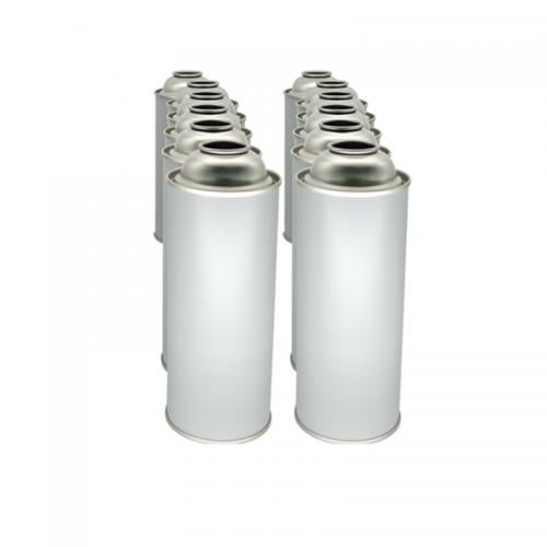 Китай OEM Refillable Empty Tinplate Cans 65mm Height 159mm Butane Gas 220g Aerosol Tin Can Производитель