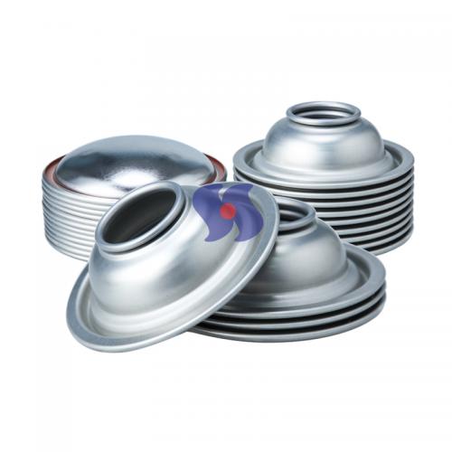 Китай OEM Diameter 70mm Clear Lacquer Can Lids Domes Aerosol Can Bottom for Aerosol Tin Can Components Производитель